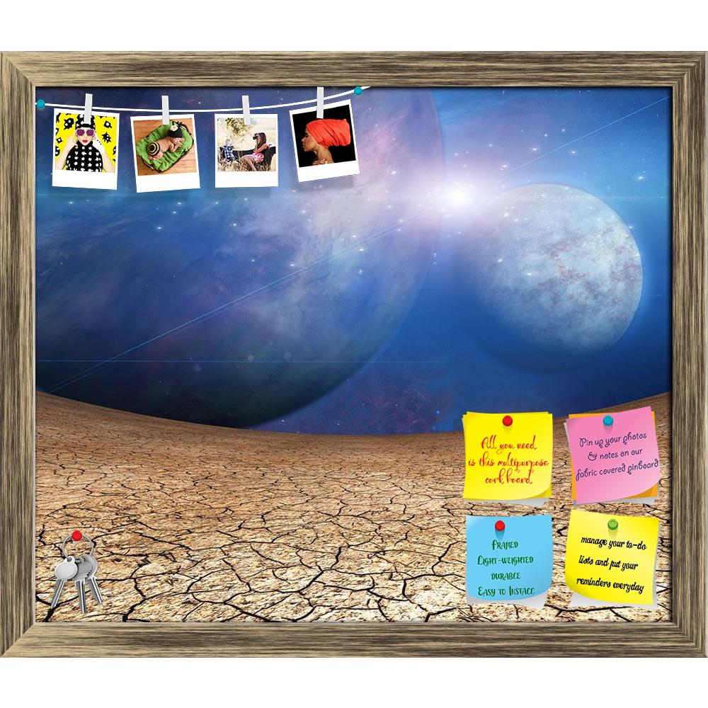 ArtzFolio Planets & Cracked Earth D1 Printed Bulletin Board Notice Pin Board Soft Board | Framed-Bulletin Boards Framed-AZSAO12784437BLB_FR_L-Image Code 5000951 Vishnu Image Folio Pvt Ltd, IC 5000951, ArtzFolio, Bulletin Boards Framed, Abstract, Fantasy, Digital Art, planets, cracked, earth, d1, printed, bulletin, board, notice, pin, soft, framed, pin up board, push pin board, extra large cork board, big pin board, notice board, small bulletin board, cork board, wall notice board, giant cork board, bulletin