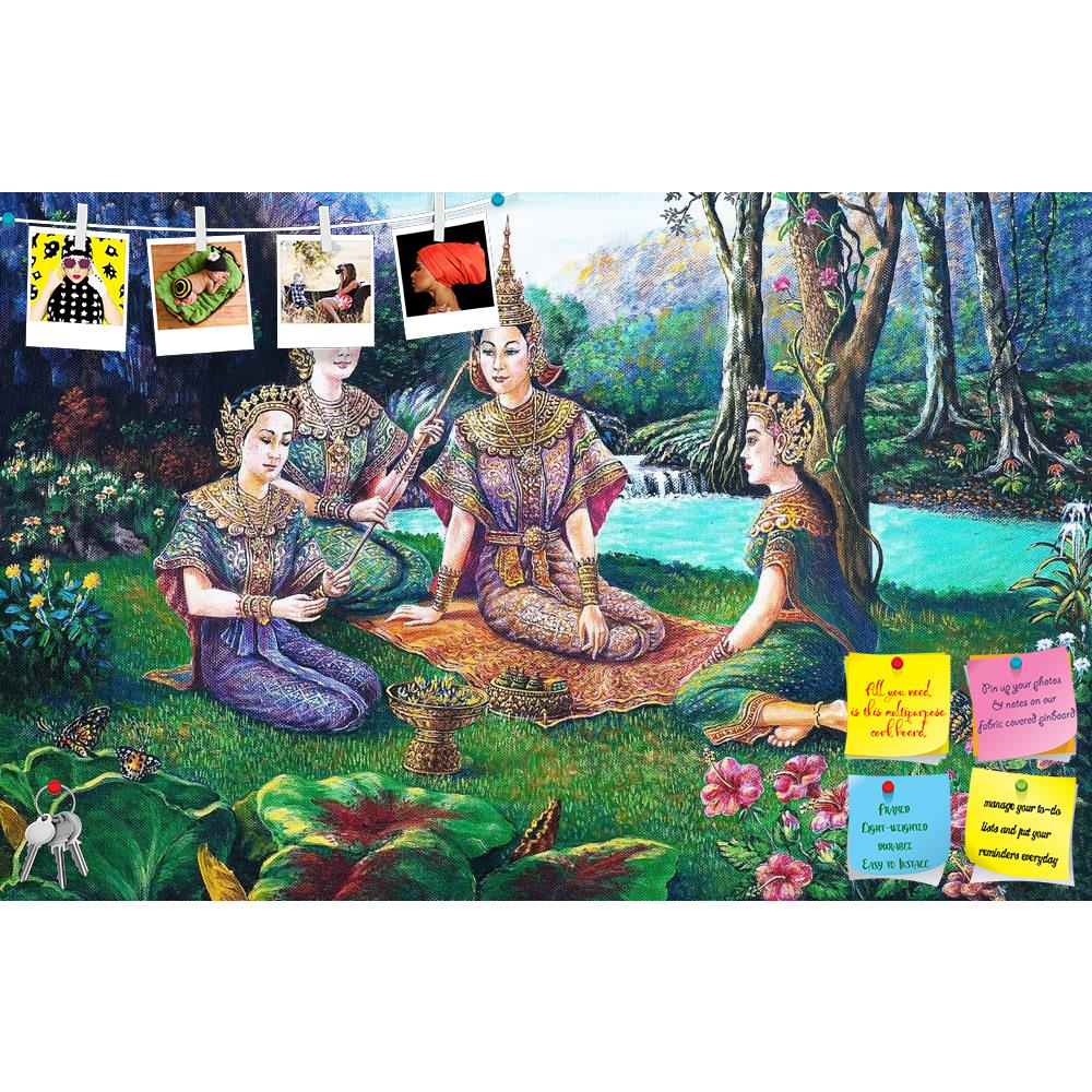ArtzFolio Thai Drama Dance Printed Bulletin Board Notice Pin Board Soft Board | Frameless-Bulletin Boards Frameless-AZSAO12836784BLB_FL_L-Image Code 5000960 Vishnu Image Folio Pvt Ltd, IC 5000960, ArtzFolio, Bulletin Boards Frameless, Religious, Fine Art Reprint, thai, drama, dance, printed, bulletin, board, notice, pin, soft, frameless, oil, painting, canvas, pin up board, push pin board, extra large cork board, big pin board, notice board, small bulletin board, cork board, wall notice board, giant cork bo