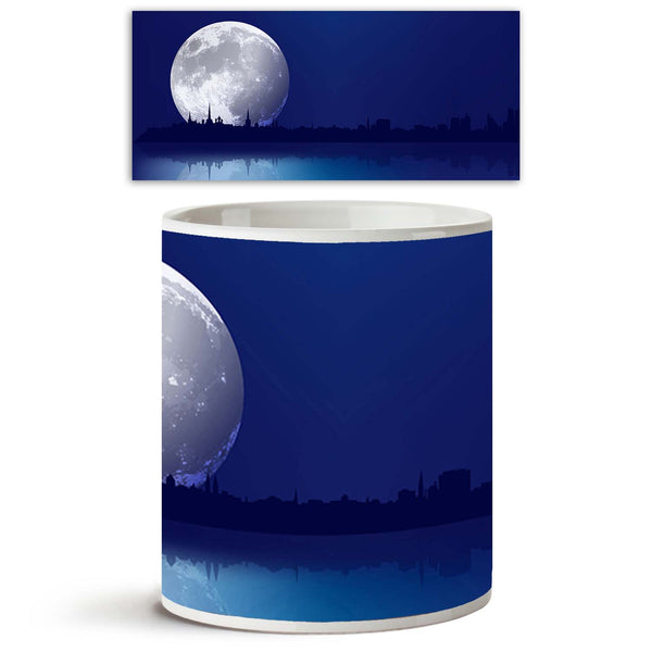 Tallinn & Moon Ceramic Coffee Tea Mug Inside White-Coffee Mugs-MUG-IC 5000961 IC 5000961, Abstract Expressionism, Abstracts, Architecture, Art and Paintings, Astronomy, Black, Black and White, Cities, City Views, Cosmology, Digital, Digital Art, God Ram, Graphic, Hinduism, Illustrations, Panorama, Semi Abstract, Skylines, Space, Urban, White, tallinn, moon, ceramic, coffee, tea, mug, inside, moonlight, blue, river, luna, art, background, big, building, city, cityscape, concept, construction, downtown, eleme