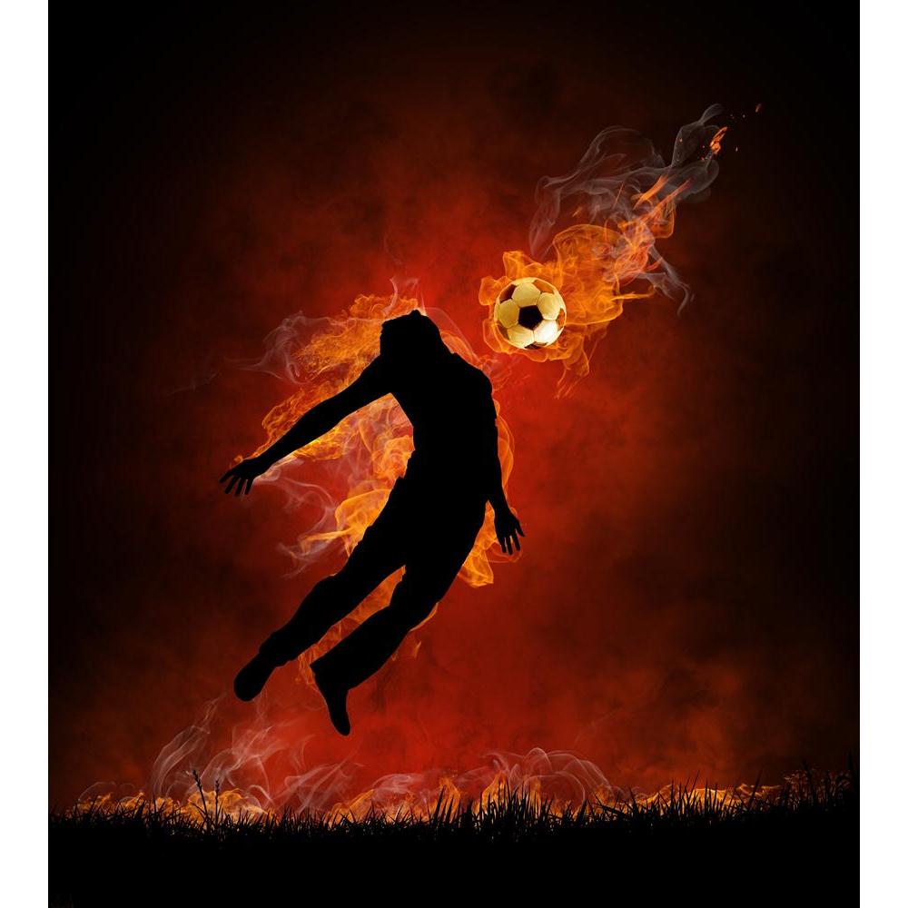 Bright Flamy Symbol Canvas Painting Synthetic Frame-Paintings MDF Framing-AFF_FR-IC 5000967 IC 5000967, Abstract Expressionism, Abstracts, Art and Paintings, Black, Black and White, People, Semi Abstract, Signs and Symbols, Sports, Symbols, bright, flamy, symbol, canvas, painting, synthetic, frame, soccer, abstract, active, art, ball, beach, burn, burning, exercise, fiery, fire, flame, football, game, glowing, grass, grunge, heat, hot, life, man, outdoors, passing, player, red, silhouette, smoke, sport, sum