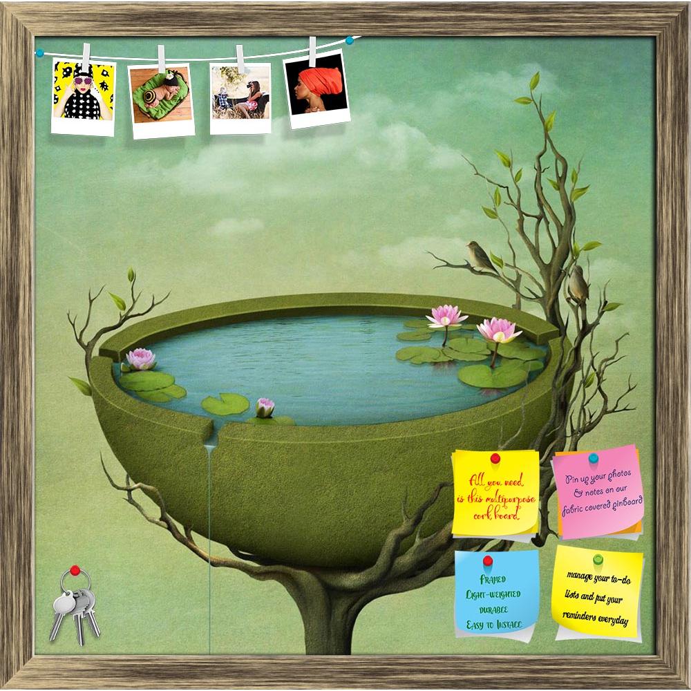 ArtzFolio Nest In A Tree Printed Bulletin Board Notice Pin Board Soft Board | Framed-Bulletin Boards Framed-AZSAO12879780BLB_FR_L-Image Code 5000974 Vishnu Image Folio Pvt Ltd, IC 5000974, ArtzFolio, Bulletin Boards Framed, Conceptual, Kids, Digital Art, nest, in, a, tree, printed, bulletin, board, notice, pin, soft, framed, beautiful, greeting, card, illustration, singing, birds, computer, graphics, pin up board, push pin board, extra large cork board, big pin board, notice board, small bulletin board, cor