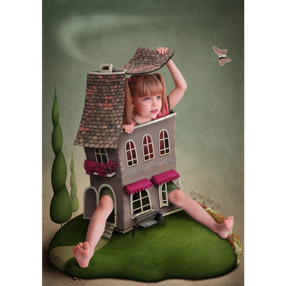 Girl In Small House On The Lawn Canvas Painting Synthetic Frame-Paintings MDF Framing-AFF_FR-IC 5000975 IC 5000975, Animals, Art and Paintings, Books, Botanical, Drawing, Fantasy, Floral, Flowers, Illustrations, Nature, Pets, Signs, Signs and Symbols, Sports, girl, in, small, house, on, the, lawn, canvas, painting, synthetic, frame, alice, animal, art, background, book, butterfly, card, create, design, dream, event, fairytale, flower, game, home, idea, illustration, invent, label, meadow, pet, place, plate,