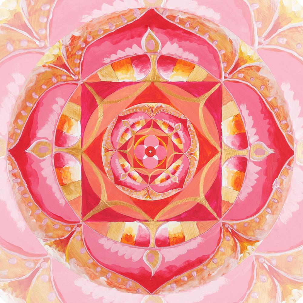 Pitaara Box Mandala Of Muladhara Chakra Peel & Stick Vinyl Wall Sticker-Laminated Wall Stickers-PBART12902900LAM_UN_L-Image Code 5000980 Vishnu Image Folio Pvt Ltd, IC 5000980, Pitaara Box, Laminated Wall Stickers, Abstract, Digital Art, mandala, of, muladhara, chakra, peel, stick, vinyl, wall, sticker, red, painted, picture, circle, pattern, wall sticker for bedroom, large size wall decal, wall sticker for drawing room, living room wall sticker decal, artzfolio, decorative wall sticker decal, big size wall