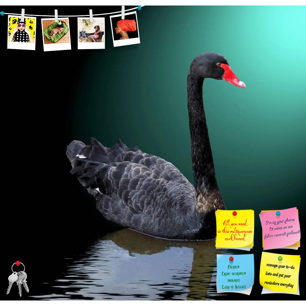 ArtzFolio Black Swan On The Water Printed Bulletin Board Notice Pin Board Soft Board | Frameless-Bulletin Boards Frameless-AZSAO12930647BLB_FL_L-Image Code 5000983 Vishnu Image Folio Pvt Ltd, IC 5000983, ArtzFolio, Bulletin Boards Frameless, Birds, Photography, black, swan, on, the, water, printed, bulletin, board, notice, pin, soft, frameless, pin up board, push pin board, extra large cork board, big pin board, notice board, small bulletin board, cork board, wall notice board, giant cork board, bulletin bo