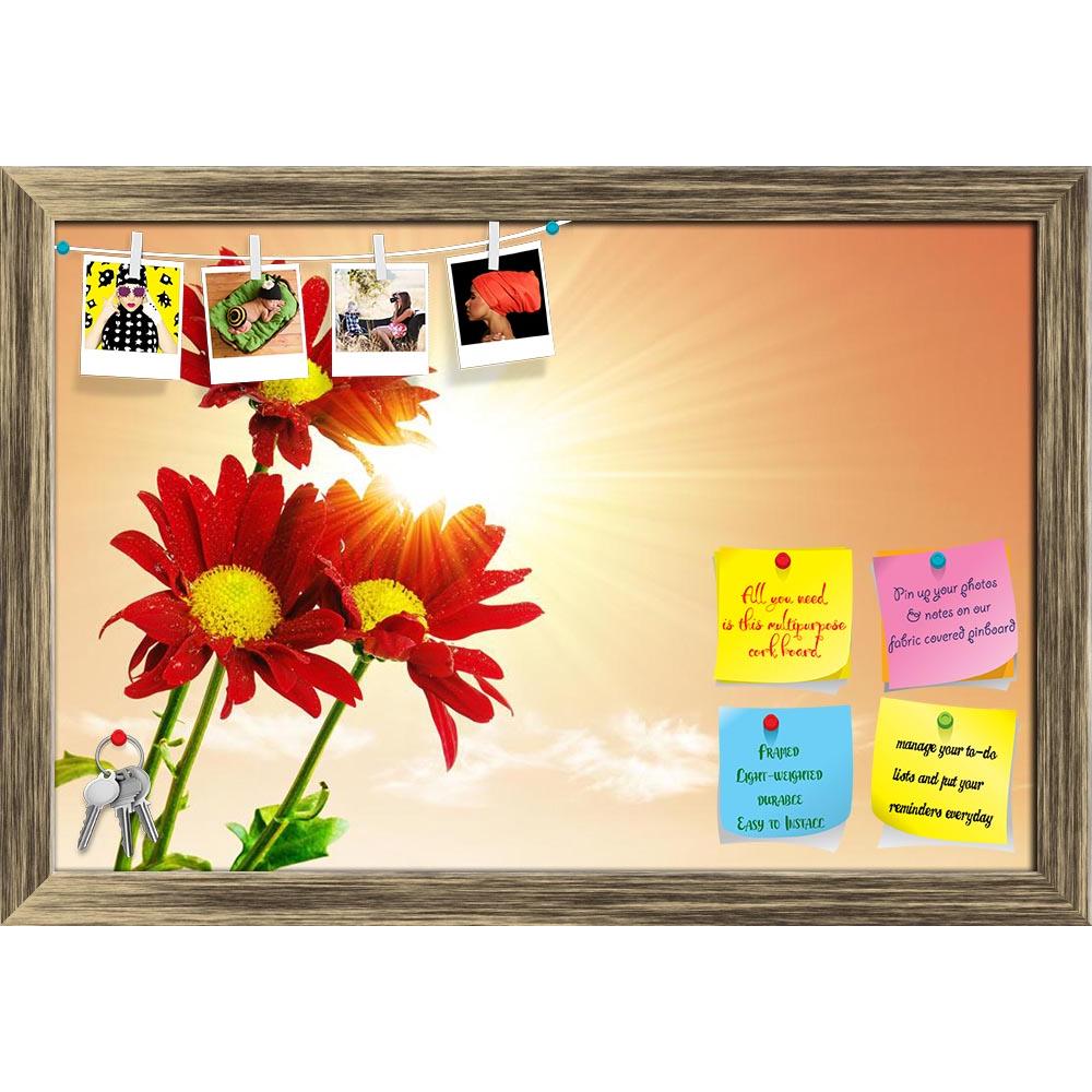 ArtzFolio Three Red Flowers Printed Bulletin Board Notice Pin Board Soft Board | Framed-Bulletin Boards Framed-AZSAO12956566BLB_FR_L-Image Code 5000988 Vishnu Image Folio Pvt Ltd, IC 5000988, ArtzFolio, Bulletin Boards Framed, Floral, Photography, three, red, flowers, printed, bulletin, board, notice, pin, soft, framed, bright, sun-rays, warm, sky, pin up board, push pin board, extra large cork board, big pin board, notice board, small bulletin board, cork board, wall notice board, giant cork board, bulleti