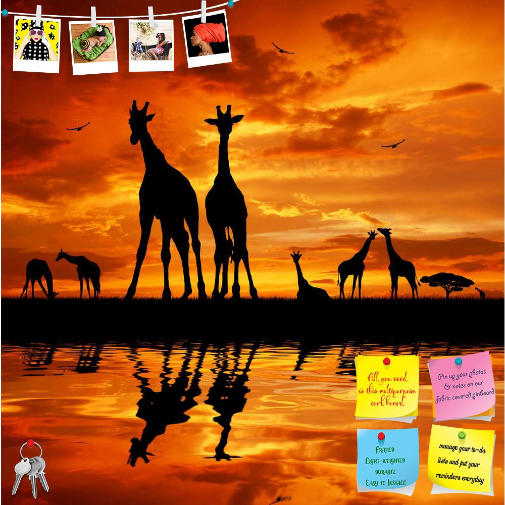 ArtzFolio Two Giraffes D1 Printed Bulletin Board Notice Pin Board Soft Board | Frameless-Bulletin Boards Frameless-AZSAO13007103BLB_FL_L-Image Code 5000992 Vishnu Image Folio Pvt Ltd, IC 5000992, ArtzFolio, Bulletin Boards Frameless, Animals, Photography, two, giraffes, d1, printed, bulletin, board, notice, pin, soft, frameless, sunset, pin up board, push pin board, extra large cork board, big pin board, notice board, small bulletin board, cork board, wall notice board, giant cork board, bulletin board, off