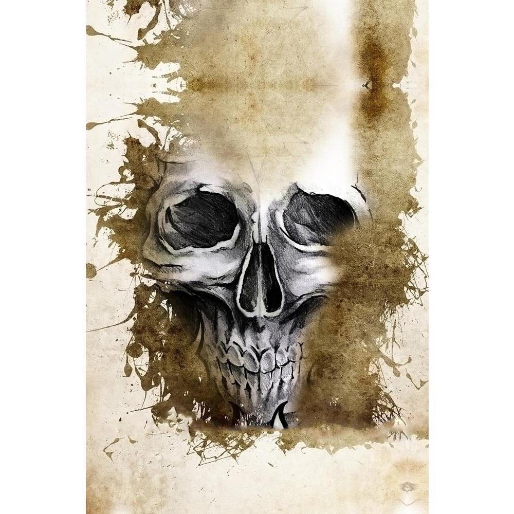ArtzFolio Tattoo Evil Design With Skull Unframed Paper Poster-Paper Posters Unframed-AZART13028718POS_UN_L-Image Code 5001004 Vishnu Image Folio Pvt Ltd, IC 5001004, ArtzFolio, Paper Posters Unframed, Conceptual, Vintage, Fine Art Reprint, tattoo, evil, design, with, skull, unframed, paper, poster, wall, large, size, for, living, room, home, decoration, big, framed, decor, posters, pitaara, box, modern, art, frame, bedroom, amazonbasics, door, drawing, small, decorative, office, reception, multiple, friends