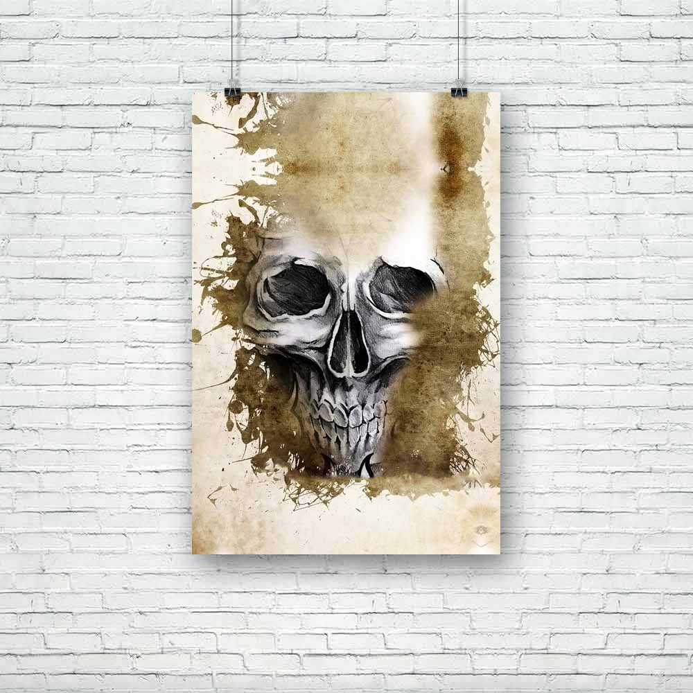 Tattoo Evil Design With Skull Unframed Paper Poster-Paper Posters Unframed-POS_UN-IC 5001004 IC 5001004, Abstract Expressionism, Abstracts, Ancient, Art and Paintings, Black, Black and White, Botanical, Culture, Decorative, Digital, Digital Art, Drawing, Ethnic, Floral, Flowers, Graphic, Historical, Illustrations, Medieval, Modern Art, Nature, Patterns, Retro, Scenic, Semi Abstract, Signs, Signs and Symbols, Sketches, Symbols, Traditional, Tribal, Vintage, World Culture, tattoo, evil, design, with, skull, u