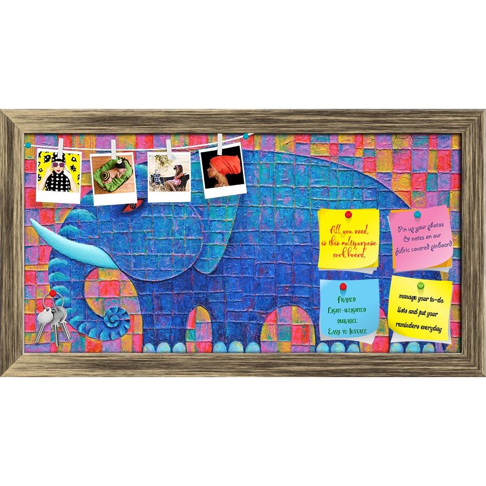 ArtzFolio Blue Elephant D1 Printed Bulletin Board Notice Pin Board Soft Board | Framed-Bulletin Boards Framed-AZSAO13035790BLB_FR_L-Image Code 5001005 Vishnu Image Folio Pvt Ltd, IC 5001005, ArtzFolio, Bulletin Boards Framed, Animals, Kids, Fine Art Reprint, blue, elephant, d1, printed, bulletin, board, notice, pin, soft, framed, 2008, original, acrylic, painting, canvas, pin up board, push pin board, extra large cork board, big pin board, notice board, small bulletin board, cork board, wall notice board, g