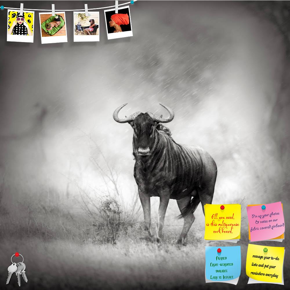 ArtzFolio Blue Wildebeest In Rainstorm Printed Bulletin Board Notice Pin Board Soft Board | Frameless-Bulletin Boards Frameless-AZSAO13056416BLB_FL_L-Image Code 5001014 Vishnu Image Folio Pvt Ltd, IC 5001014, ArtzFolio, Bulletin Boards Frameless, Animals, Photography, blue, wildebeest, in, rainstorm, printed, bulletin, board, notice, pin, soft, frameless, artistic, processing, pin up board, push pin board, extra large cork board, big pin board, notice board, small bulletin board, cork board, wall notice boa