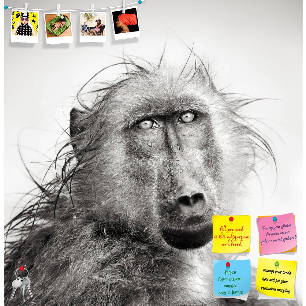 ArtzFolio Baboon In Rain Printed Bulletin Board Notice Pin Board Soft Board | Frameless-Bulletin Boards Frameless-AZSAO13056440BLB_FL_L-Image Code 5001018 Vishnu Image Folio Pvt Ltd, IC 5001018, ArtzFolio, Bulletin Boards Frameless, Animals, Photography, baboon, in, rain, printed, bulletin, board, notice, pin, soft, frameless, artistic, processing, pin up board, push pin board, extra large cork board, big pin board, notice board, small bulletin board, cork board, wall notice board, giant cork board, bulleti