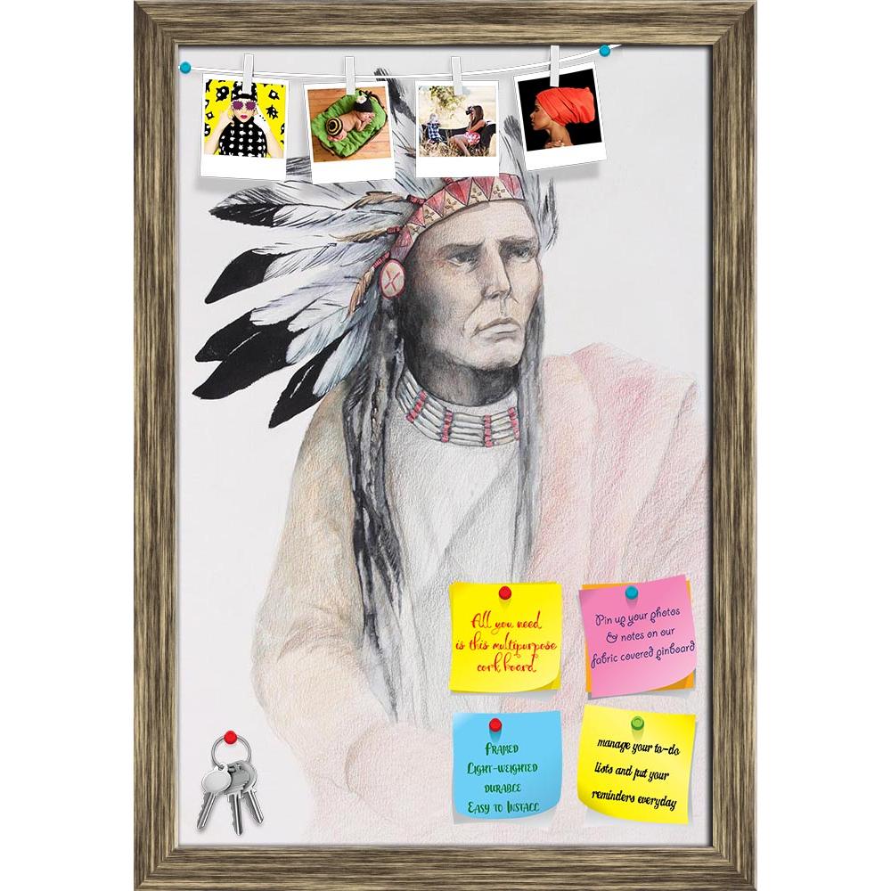 ArtzFolio American Indian With Feathers Printed Bulletin Board Notice Pin Board Soft Board | Framed-Bulletin Boards Framed-AZSAO13072018BLB_FR_L-Image Code 5001022 Vishnu Image Folio Pvt Ltd, IC 5001022, ArtzFolio, Bulletin Boards Framed, Portraits, Fine Art Reprint, american, indian, with, feathers, printed, bulletin, board, notice, pin, soft, framed, color, drawing, pin up board, push pin board, extra large cork board, big pin board, notice board, small bulletin board, cork board, wall notice board, giant