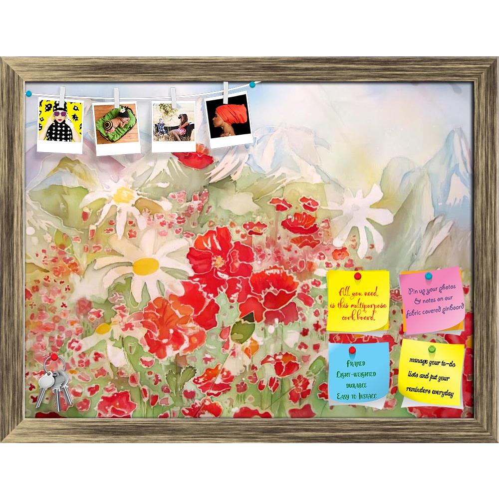 ArtzFolio Red Puppy Flowers & White Chamomile Printed Bulletin Board Notice Pin Board Soft Board | Framed-Bulletin Boards Framed-AZSAO13102846BLB_FR_L-Image Code 5001031 Vishnu Image Folio Pvt Ltd, IC 5001031, ArtzFolio, Bulletin Boards Framed, Floral, Fine Art Reprint, red, puppy, flowers, white, chamomile, printed, bulletin, board, notice, pin, soft, framed, abstract, painting, pin up board, push pin board, extra large cork board, big pin board, notice board, small bulletin board, cork board, wall notice 