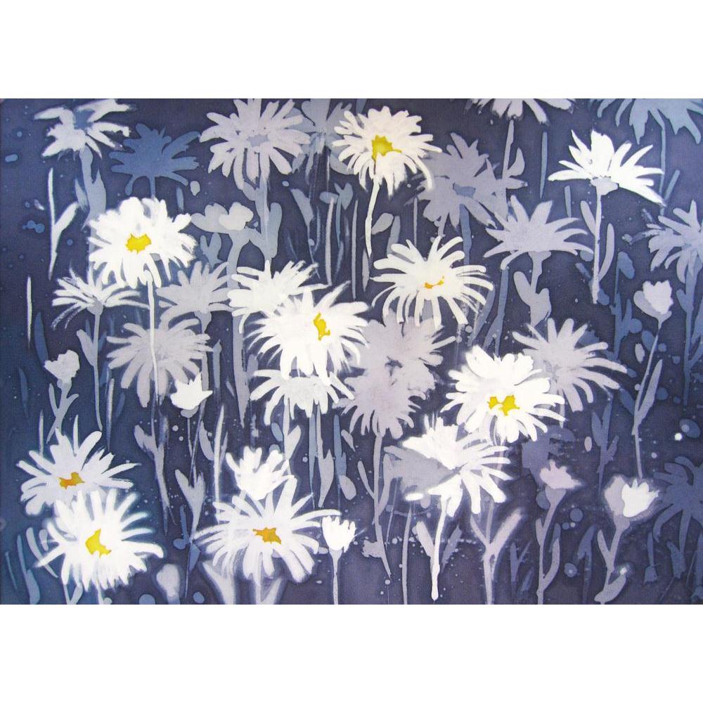 Pitaara Box Chamomile Flowers Peel & Stick Vinyl Wall Sticker-Laminated Wall Stickers-PBART13102858LAM_UN_L-Image Code 5001033 Vishnu Image Folio Pvt Ltd, IC 5001033, Pitaara Box, Laminated Wall Stickers, Floral, Fine Art Reprint, chamomile, flowers, peel, stick, vinyl, wall, sticker, background, abstract, painting, white, blue, wall sticker for bedroom, large size wall decal, wall sticker for drawing room, living room wall sticker decal, artzfolio, decorative wall sticker decal, big size wall sticker, wate