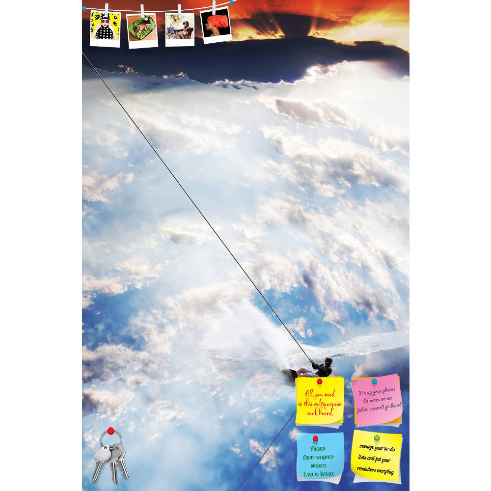 ArtzFolio Man Moves On Water Skis In The Sky Printed Bulletin Board Notice Pin Board Soft Board | Frameless-Bulletin Boards Frameless-AZSAO13107586BLB_FL_L-Image Code 5001035 Vishnu Image Folio Pvt Ltd, IC 5001035, ArtzFolio, Bulletin Boards Frameless, Conceptual, Digital Art, man, moves, on, water, skis, in, the, sky, printed, bulletin, board, notice, pin, soft, frameless, pin up board, push pin board, extra large cork board, big pin board, notice board, small bulletin board, cork board, wall notice board,