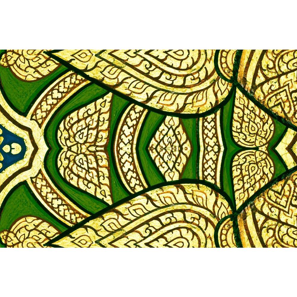 Traditional Thai Style Artwork On Temple Thailand Canvas Painting Synthetic Frame-Paintings MDF Framing-AFF_FR-IC 5001042 IC 5001042, Abstract Expressionism, Abstracts, Ancient, Architecture, Art and Paintings, Asian, Black, Black and White, Buddhism, Culture, Decorative, Ethnic, God Buddha, Historical, Medieval, Paintings, Patterns, Religion, Religious, Semi Abstract, Signs, Signs and Symbols, Symbols, Traditional, Tribal, Vintage, World Culture, thai, style, artwork, on, temple, thailand, canvas, painting