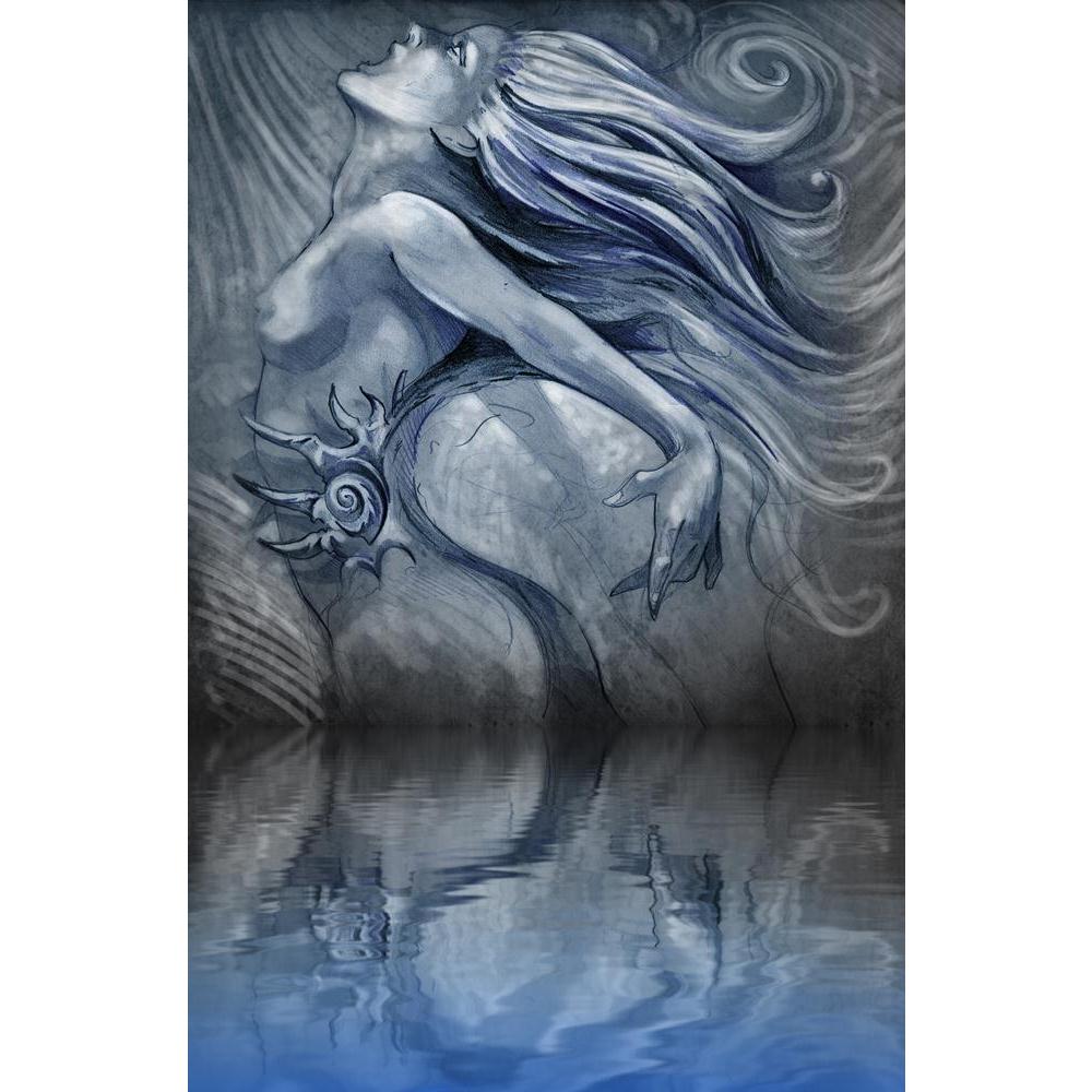 Mermaid Canvas Painting Synthetic Frame-Paintings MDF Framing-AFF_FR-IC 5001055 IC 5001055, Adult, Art and Paintings, Fantasy, Illustrations, Mermaid, Nudes, Signs and Symbols, Symbols, canvas, painting, synthetic, frame, siren, art, attractive, beautiful, blue, creature, diving, dream, elf, face, fairy, female, fish, fresh, girl, gorgeous, human, illustration, imagination, magic, myth, mythical, mythology, ocean, pearl, pretty, reflection, sea, silence, skin, spa, stylish, swim, swimming, symbol, underwate