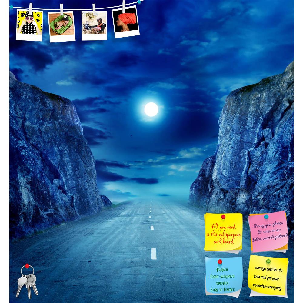 ArtzFolio Moon Road Printed Bulletin Board Notice Pin Board Soft Board | Frameless-Bulletin Boards Frameless-AZSAO13220600BLB_FL_L-Image Code 5001061 Vishnu Image Folio Pvt Ltd, IC 5001061, ArtzFolio, Bulletin Boards Frameless, Landscapes, Photography, moon, road, printed, bulletin, board, notice, pin, soft, frameless, pin up board, push pin board, extra large cork board, big pin board, notice board, small bulletin board, cork board, wall notice board, giant cork board, bulletin board, office notice board, 