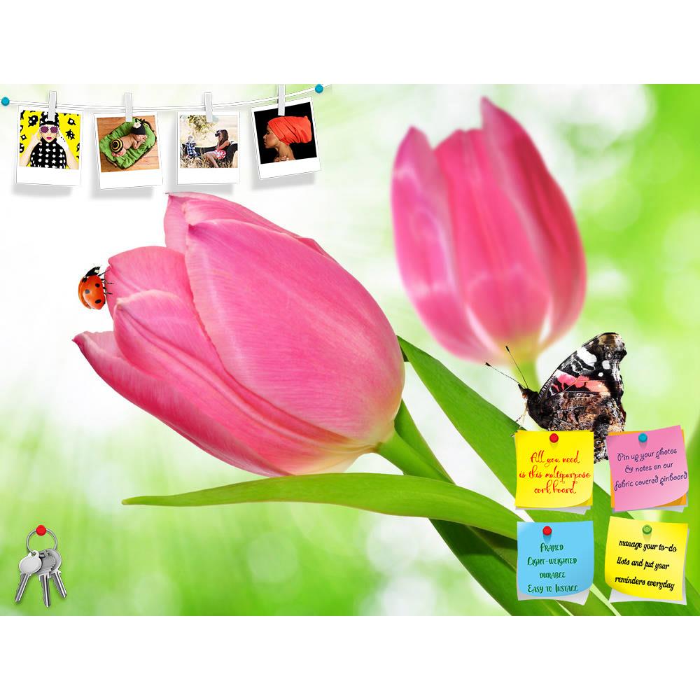 ArtzFolio Tulip With Butterfly & Ladybug Printed Bulletin Board Notice Pin Board Soft Board | Frameless-Bulletin Boards Frameless-AZSAO13233758BLB_FL_L-Image Code 5001063 Vishnu Image Folio Pvt Ltd, IC 5001063, ArtzFolio, Bulletin Boards Frameless, Floral, Photography, tulip, with, butterfly, ladybug, printed, bulletin, board, notice, pin, soft, frameless, pin up board, push pin board, extra large cork board, big pin board, notice board, small bulletin board, cork board, wall notice board, giant cork board,