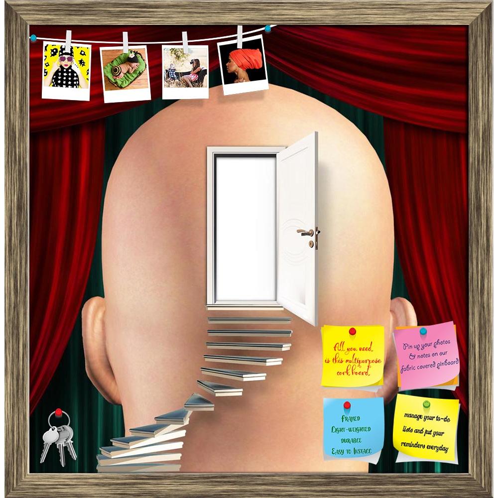 ArtzFolio Stairs Lead Up To Door To Mind Printed Bulletin Board Notice Pin Board Soft Board | Framed-Bulletin Boards Framed-AZSAO13273596BLB_FR_L-Image Code 5001073 Vishnu Image Folio Pvt Ltd, IC 5001073, ArtzFolio, Bulletin Boards Framed, Abstract, Surrealism, Digital Art, stairs, lead, up, to, door, mind, printed, bulletin, board, notice, pin, soft, framed, pin up board, push pin board, extra large cork board, big pin board, notice board, small bulletin board, cork board, wall notice board, giant cork boa