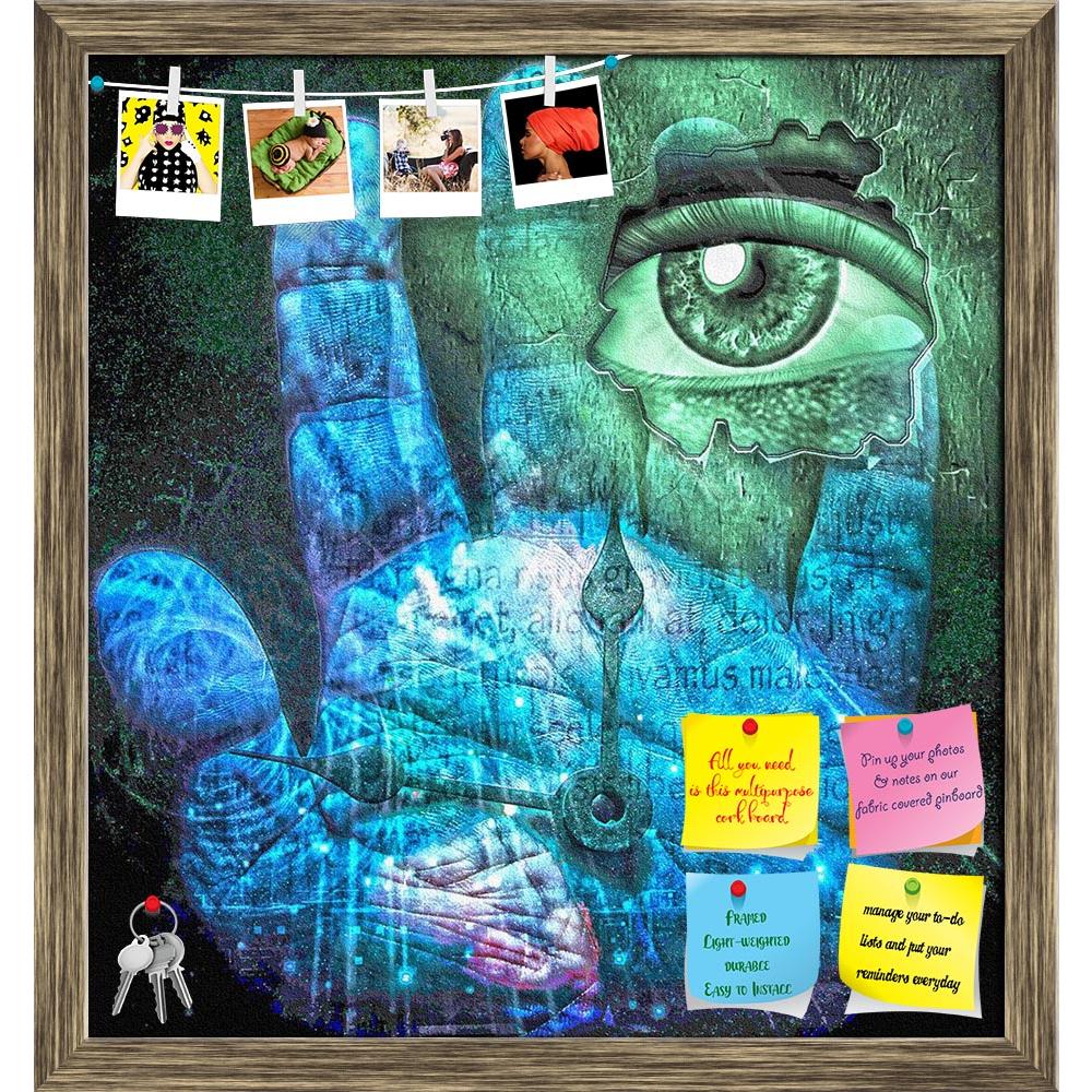 ArtzFolio Vision Of Time Printed Bulletin Board Notice Pin Board Soft Board | Framed-Bulletin Boards Framed-AZSAO13274046BLB_FR_L-Image Code 5001074 Vishnu Image Folio Pvt Ltd, IC 5001074, ArtzFolio, Bulletin Boards Framed, Abstract, Surrealism, Digital Art, vision, of, time, printed, bulletin, board, notice, pin, soft, framed, pin up board, push pin board, extra large cork board, big pin board, notice board, small bulletin board, cork board, wall notice board, giant cork board, bulletin board, office notic