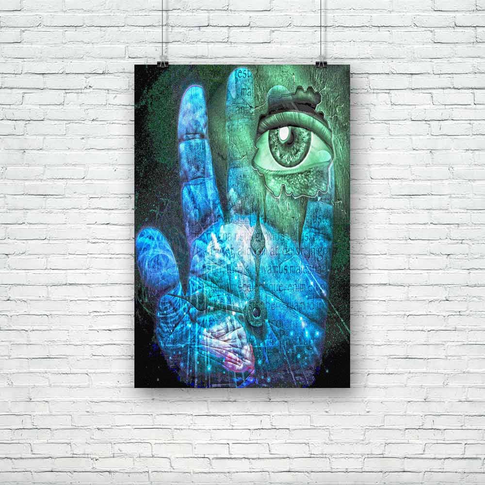 Vision Of Time Unframed Paper Poster-Paper Posters Unframed-POS_UN-IC 5001074 IC 5001074, Art and Paintings, Calligraphy, Fantasy, Nature, Scenic, Surrealism, Text, vision, of, time, unframed, paper, poster, mystical, mystic, fantastic, surreal, art, atmospheric, background, beautiful, beauty, calm, clock, clouds, color, dream, dreamy, enchanted, enchanting, eye, fairytale, futuristic, glow, haze, imaginary, imagination, latin, light, look, magic, magical, misty, mysterious, mystery, peaceful, placid, secre