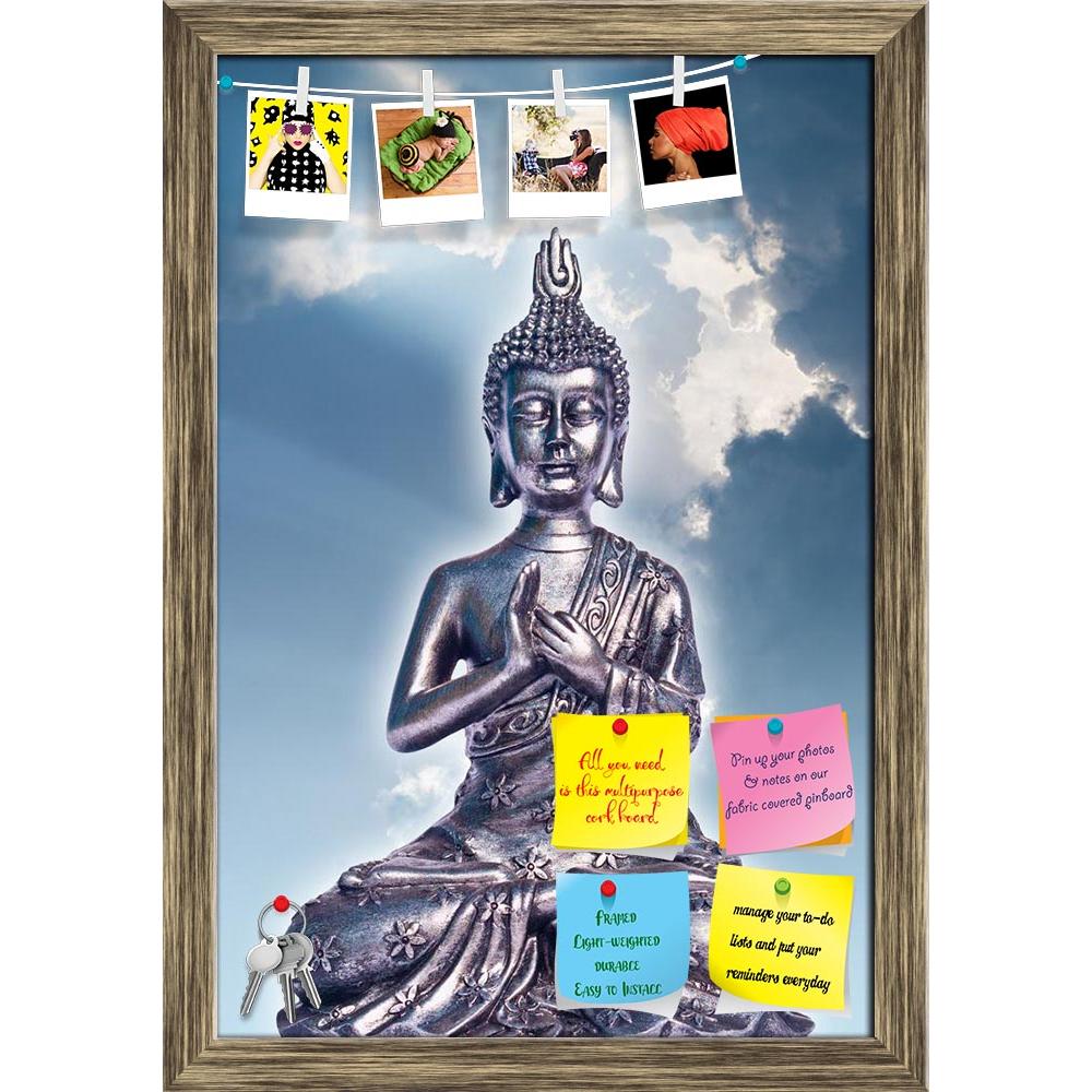 ArtzFolio Lord Buddha D1 Printed Bulletin Board Notice Pin Board Soft Board | Framed-Bulletin Boards Framed-AZSAO13317596BLB_FR_L-Image Code 5001079 Vishnu Image Folio Pvt Ltd, IC 5001079, ArtzFolio, Bulletin Boards Framed, Religious, Photography, lord, buddha, d1, printed, bulletin, board, notice, pin, soft, framed, metallic, blue, sky, background, pin up board, push pin board, extra large cork board, big pin board, notice board, small bulletin board, cork board, wall notice board, giant cork board, bullet