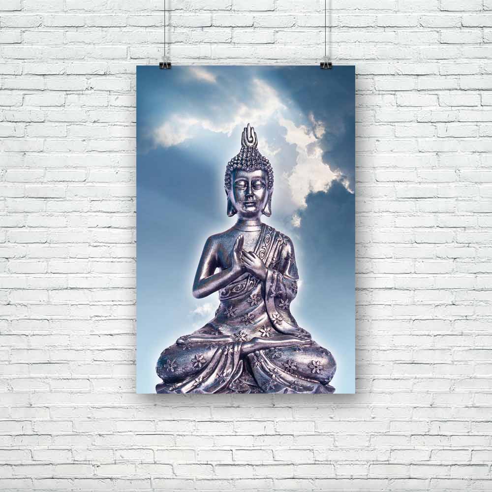 Lord Buddha D6 Unframed Paper Poster-Paper Posters Unframed-POS_UN-IC 5001079 IC 5001079, Ancient, Asian, Buddhism, God Buddha, Love, Religion, Religious, Romance, Spiritual, Travel, Vintage, Metallic, lord, buddha, d6, unframed, paper, poster, asia, beams, of, light, blue, buddhist, clouds, enlightenment, faith, god, gray, meditating, meditation, oriental, peace, power, pray, relaxation, sculpture, seated, serene, serenity, sky, spirituality, statue, sun, rays, sunlight, tourism, worship, zen, artzfolio, p