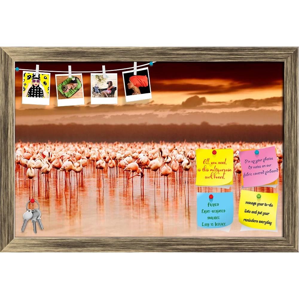 ArtzFolio African Flamingos In The Lake Printed Bulletin Board Notice Pin Board Soft Board | Framed-Bulletin Boards Framed-AZSAO13377679BLB_FR_L-Image Code 5001088 Vishnu Image Folio Pvt Ltd, IC 5001088, ArtzFolio, Bulletin Boards Framed, Birds, Photography, african, flamingos, in, the, lake, printed, bulletin, board, notice, pin, soft, framed, beautiful, sunset, flock, exotic, natural, habitat, africa, landscape, kenya, nature, nakuru, national, park, reserve, pin up board, push pin board, extra large cork
