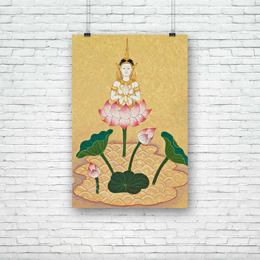 Goddesses In Buddhism Unframed Paper Poster-Paper Posters Unframed-POS_UN-IC 5001094 IC 5001094, Art and Paintings, Asian, Buddhism, Culture, Drawing, Ethnic, God Buddha, Paintings, Patterns, People, Photography, Religion, Religious, Signs, Signs and Symbols, Spiritual, Symbols, Traditional, Tribal, World Culture, goddesses, in, unframed, paper, poster, art, asia, ayuthaya, background, believe, buddha, color, contemporary, decoration, design, faith, goddess, greet, lotus, meditation, oriental, ornament, pai