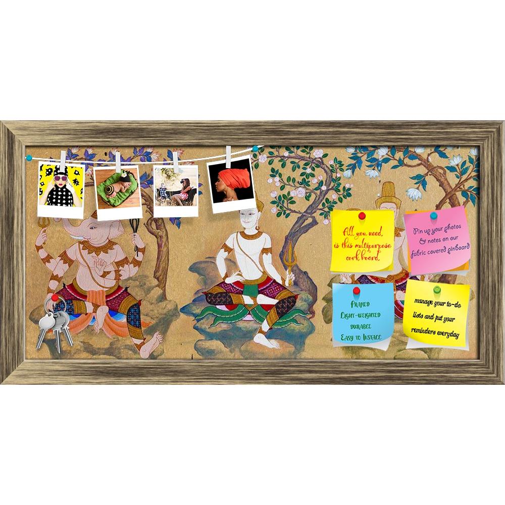 ArtzFolio Hindu God Thai Style Art Artwork Bangkok Thailand Printed Bulletin Board Notice Pin Board Soft Board | Framed-Bulletin Boards Framed-AZSAO13415356BLB_FR_L-Image Code 5001095 Vishnu Image Folio Pvt Ltd, IC 5001095, ArtzFolio, Bulletin Boards Framed, Religious, Fine Art Reprint, hindu, god, thai, style, art, artwork, bangkok, thailand, printed, bulletin, board, notice, pin, soft, framed, vintage, traditional, painting, temple, site, open, public, photography, permitted, pin up board, push pin board,