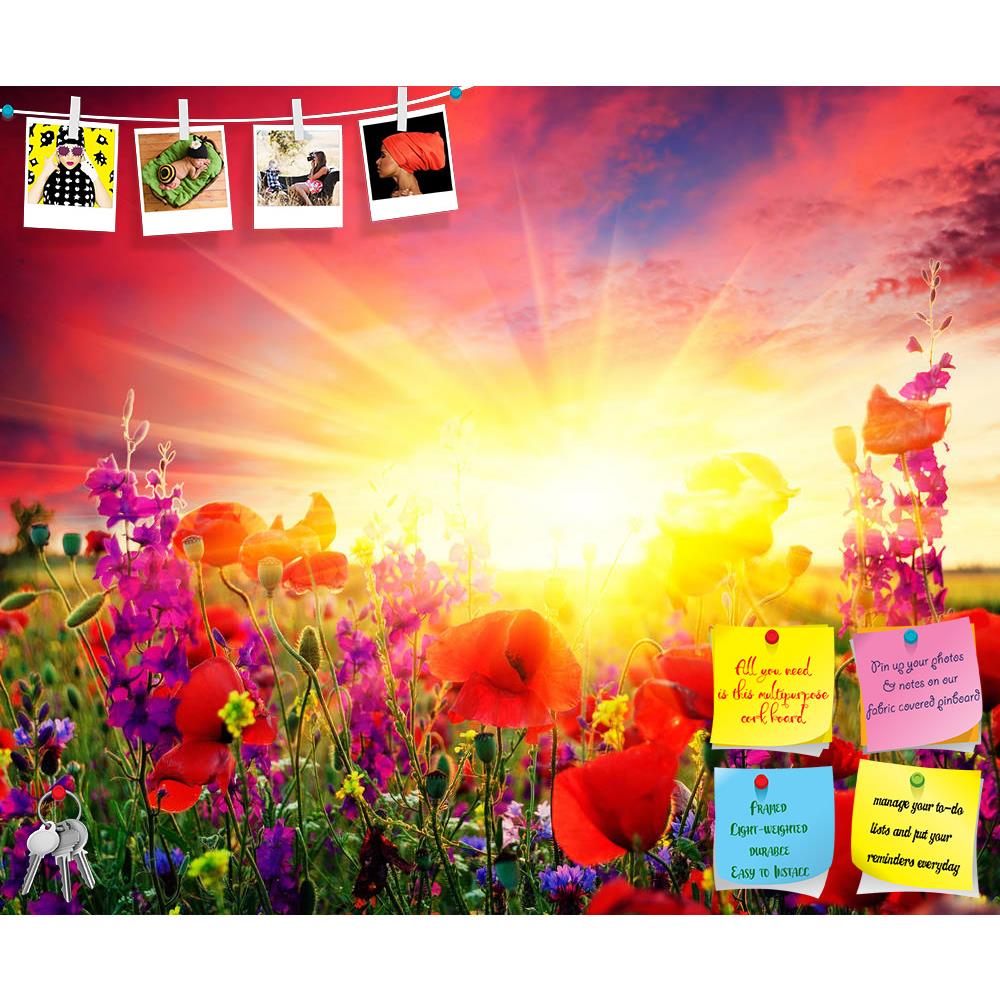 ArtzFolio Summer Landscape With A Field Of Red Poppies Printed Bulletin Board Notice Pin Board Soft Board | Frameless-Bulletin Boards Frameless-AZSAO13532251BLB_FL_L-Image Code 5001118 Vishnu Image Folio Pvt Ltd, IC 5001118, ArtzFolio, Bulletin Boards Frameless, Floral, Landscapes, Photography, summer, landscape, with, a, field, of, red, poppies, printed, bulletin, board, notice, pin, soft, frameless, blooming, flower, blue, sky, cloud, poppy, nature, day, beauty, beautiful, plant, scenics, scene, meadow, l