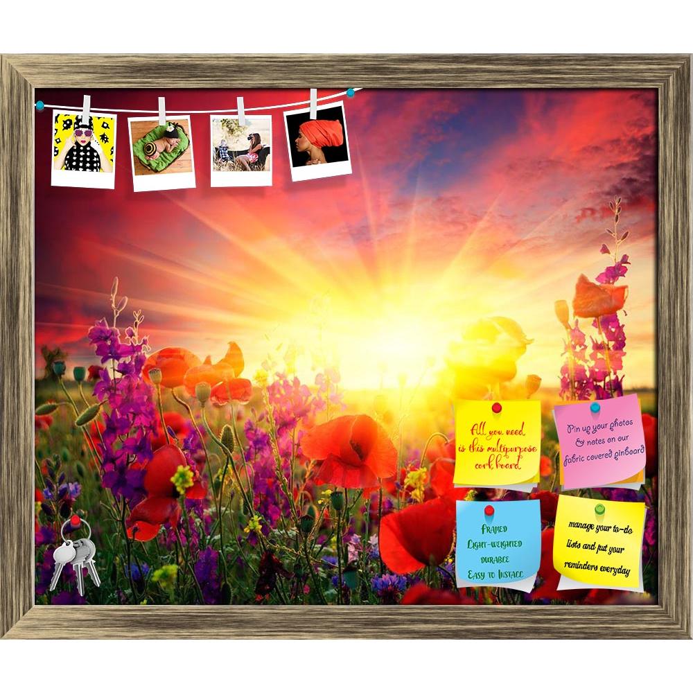ArtzFolio Summer Landscape With A Field Of Red Poppies Printed Bulletin Board Notice Pin Board Soft Board | Framed-Bulletin Boards Framed-AZSAO13532251BLB_FR_L-Image Code 5001118 Vishnu Image Folio Pvt Ltd, IC 5001118, ArtzFolio, Bulletin Boards Framed, Floral, Landscapes, Photography, summer, landscape, with, a, field, of, red, poppies, printed, bulletin, board, notice, pin, soft, framed, blooming, flower, blue, sky, cloud, poppy, nature, day, beauty, beautiful, plant, scenics, scene, meadow, land, rural, 