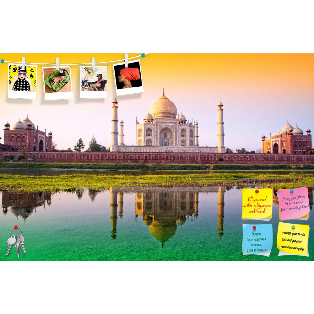 ArtzFolio Taj Mahal With Tricolor Printed Bulletin Board Notice Pin Board Soft Board | Frameless-Bulletin Boards Frameless-AZSAO13562158BLB_FL_L-Image Code 5001121 Vishnu Image Folio Pvt Ltd, IC 5001121, ArtzFolio, Bulletin Boards Frameless, Places, Religious, Photography, taj, mahal, with, tricolor, printed, bulletin, board, notice, pin, soft, frameless, pin up board, push pin board, extra large cork board, big pin board, notice board, small bulletin board, cork board, wall notice board, giant cork board, 