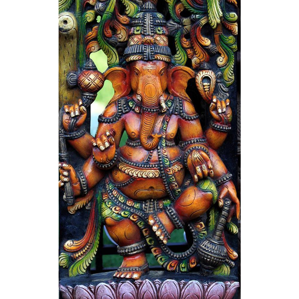 Pitaara Box Hindu God Ganesh D1 Canvas Painting Synthetic Frame-Paintings MDF Framing-PBART13595164AFF_FR_L-Image Code 5001129 Vishnu Image Folio Pvt Ltd, IC 5001129, Pitaara Box, Paintings MDF Framing, Religious, Photography, hindu, god, ganesh, d1, canvas, painting, synthetic, frame, gannesa, framed canvas print, wall painting for living room with frame, canvas painting for living room, artzfolio, poster, framed canvas painting, wall painting with frame, canvas painting with frame living room, canvas wall