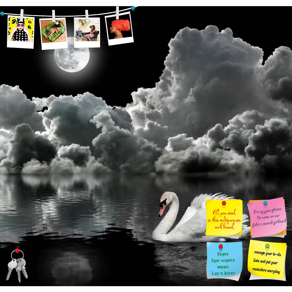 ArtzFolio White Swan At Night Printed Bulletin Board Notice Pin Board Soft Board | Frameless-Bulletin Boards Frameless-AZSAO13626608BLB_FL_L-Image Code 5001133 Vishnu Image Folio Pvt Ltd, IC 5001133, ArtzFolio, Bulletin Boards Frameless, Birds, Landscapes, Photography, white, swan, at, night, printed, bulletin, board, notice, pin, soft, frameless, under, moon, pin up board, push pin board, extra large cork board, big pin board, notice board, small bulletin board, cork board, wall notice board, giant cork bo