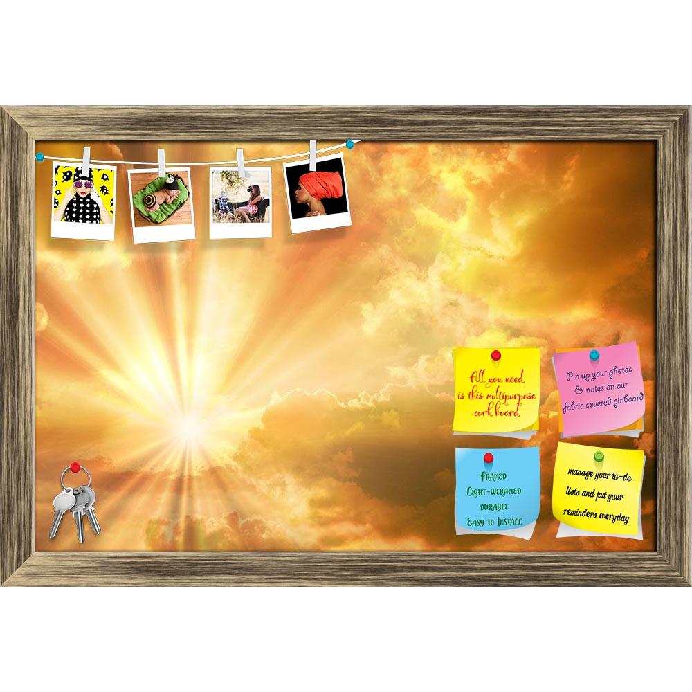 ArtzFolio Sunset Sunrise With Clouds, Light & Rays D2 Printed Bulletin Board Notice Pin Board Soft Board | Framed-Bulletin Boards Framed-AZSAO13647519BLB_FR_L-Image Code 5001135 Vishnu Image Folio Pvt Ltd, IC 5001135, ArtzFolio, Bulletin Boards Framed, Landscapes, Photography, sunset, sunrise, with, clouds, light, rays, d2, printed, bulletin, board, notice, pin, soft, framed, other, atmospheric, effect, abstract, artistic, atmosphere, background, beautiful, beginning, bright, climate, cloud, color, colour, 
