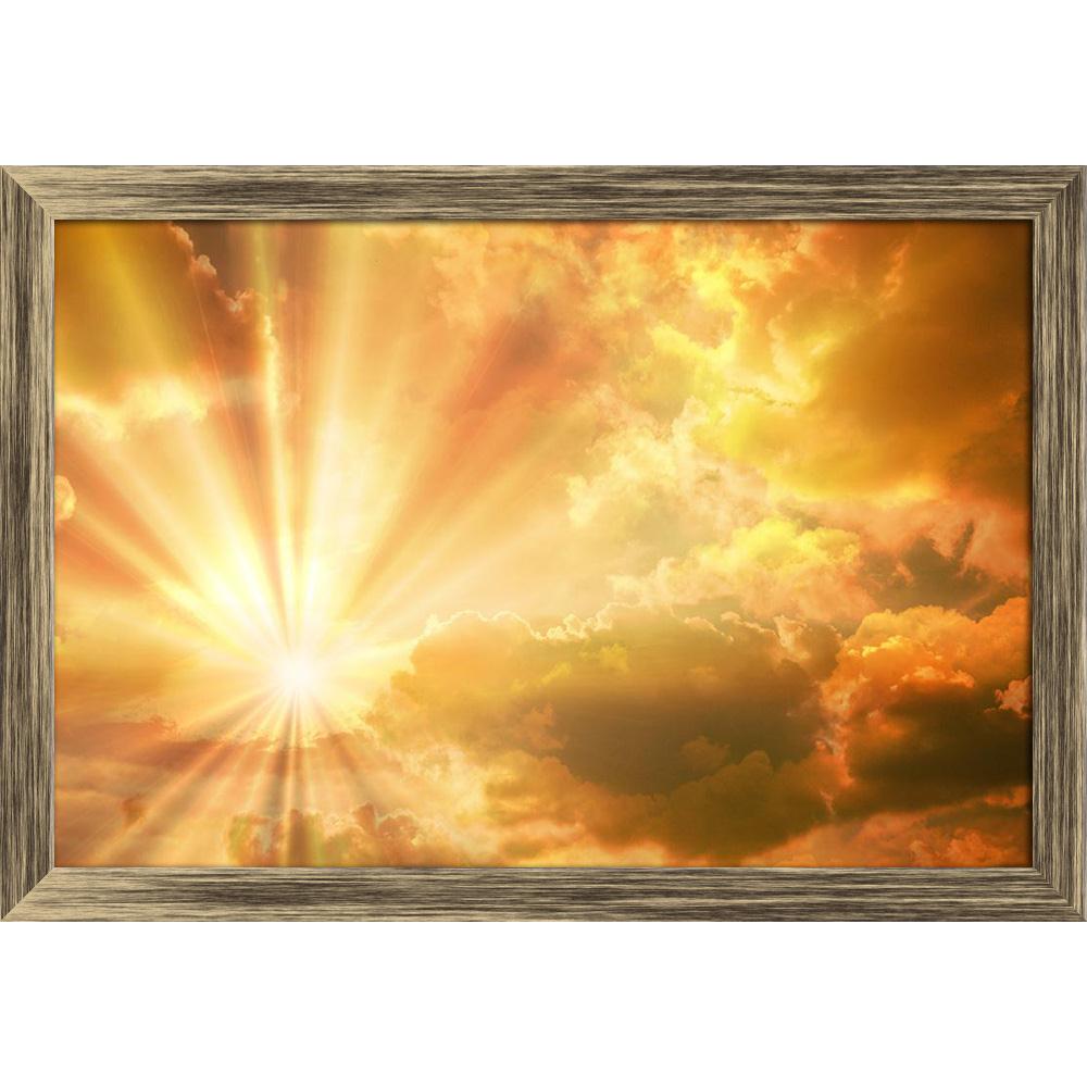 Pitaara Box Sunset Sunrise With Clouds, Light & Rays D2 Canvas Painting Synthetic Frame-Paintings Synthetic Framing-PBART13647519AFF_FW_L-Image Code 5001135 Vishnu Image Folio Pvt Ltd, IC 5001135, Pitaara Box, Paintings Synthetic Framing, Landscapes, Photography, sunset, sunrise, with, clouds, light, rays, d2, canvas, painting, synthetic, frame, other, atmospheric, effect, abstract, artistic, atmosphere, background, beautiful, beginning, bright, climate, cloud, color, colour, dawn, drama, dramatic, dusk, ev