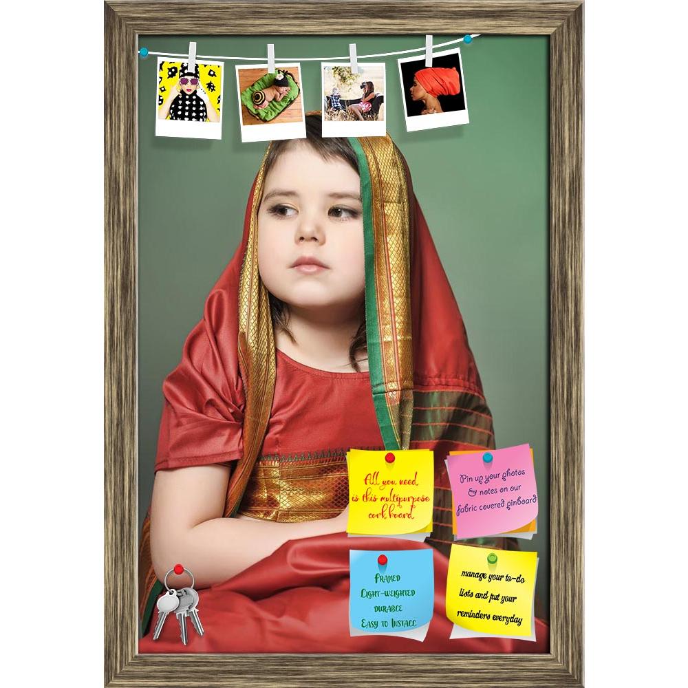 ArtzFolio A Little Girl Is In The National Indian Suit Printed Bulletin Board Notice Pin Board Soft Board | Framed-Bulletin Boards Framed-AZSAO13730966BLB_FR_L-Image Code 5001142 Vishnu Image Folio Pvt Ltd, IC 5001142, ArtzFolio, Bulletin Boards Framed, Portraits, Traditional, Photography, a, little, girl, is, in, the, national, indian, suit, printed, bulletin, board, notice, pin, soft, framed, pin up board, push pin board, extra large cork board, big pin board, notice board, small bulletin board, cork boar