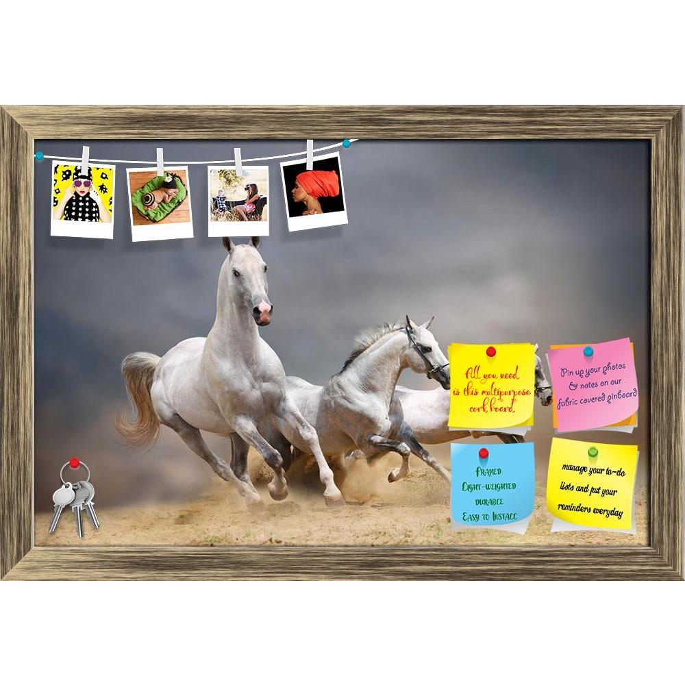 ArtzFolio White Horses D4 Printed Bulletin Board Notice Pin Board Soft Board | Framed-Bulletin Boards Framed-AZSAO13743363BLB_FR_L-Image Code 5001143 Vishnu Image Folio Pvt Ltd, IC 5001143, ArtzFolio, Bulletin Boards Framed, Animals, Photography, white, horses, d4, printed, bulletin, board, notice, pin, soft, framed, pin up board, push pin board, extra large cork board, big pin board, notice board, small bulletin board, cork board, wall notice board, giant cork board, bulletin board, office notice board, of
