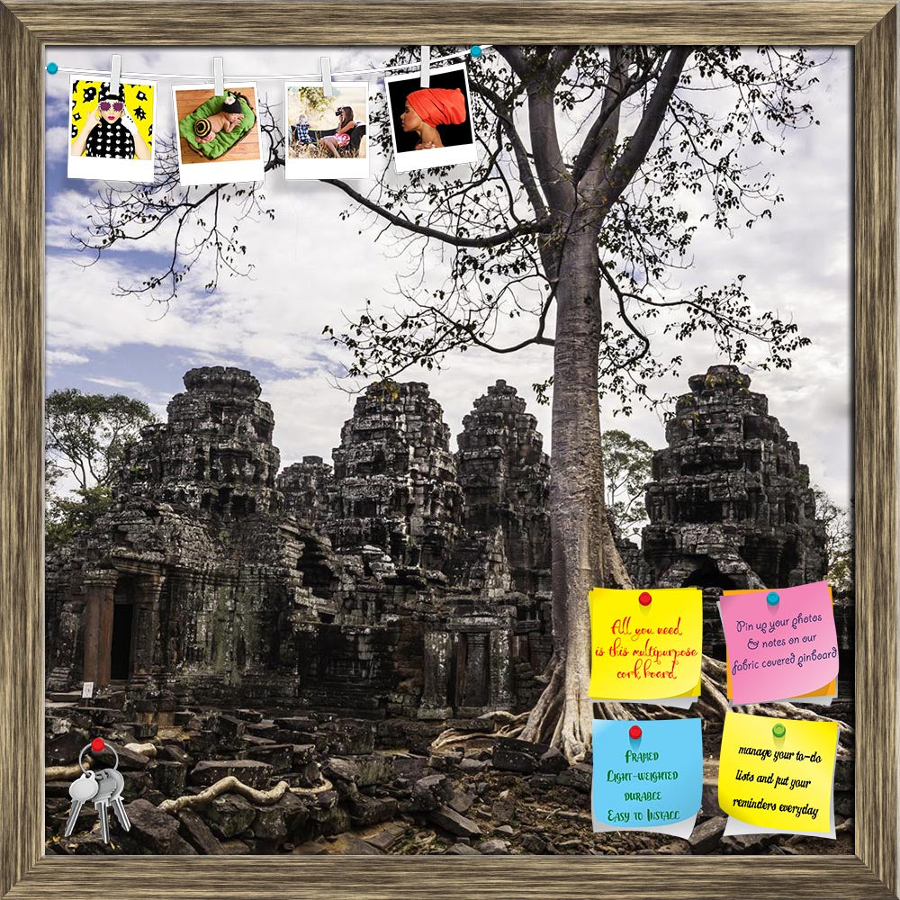 ArtzFolio Ancient Temples Of Angkor Wat, Cambodia Printed Bulletin Board Notice Pin Board Soft Board | Framed-Bulletin Boards Framed-AZSAO13769154BLB_FR_L-Image Code 5001153 Vishnu Image Folio Pvt Ltd, IC 5001153, ArtzFolio, Bulletin Boards Framed, Places, Religious, Photography, ancient, temples, of, angkor, wat, cambodia, printed, bulletin, board, notice, pin, soft, framed, tree, siem, reap, south, east, asia, pin up board, push pin board, extra large cork board, big pin board, notice board, small bulleti