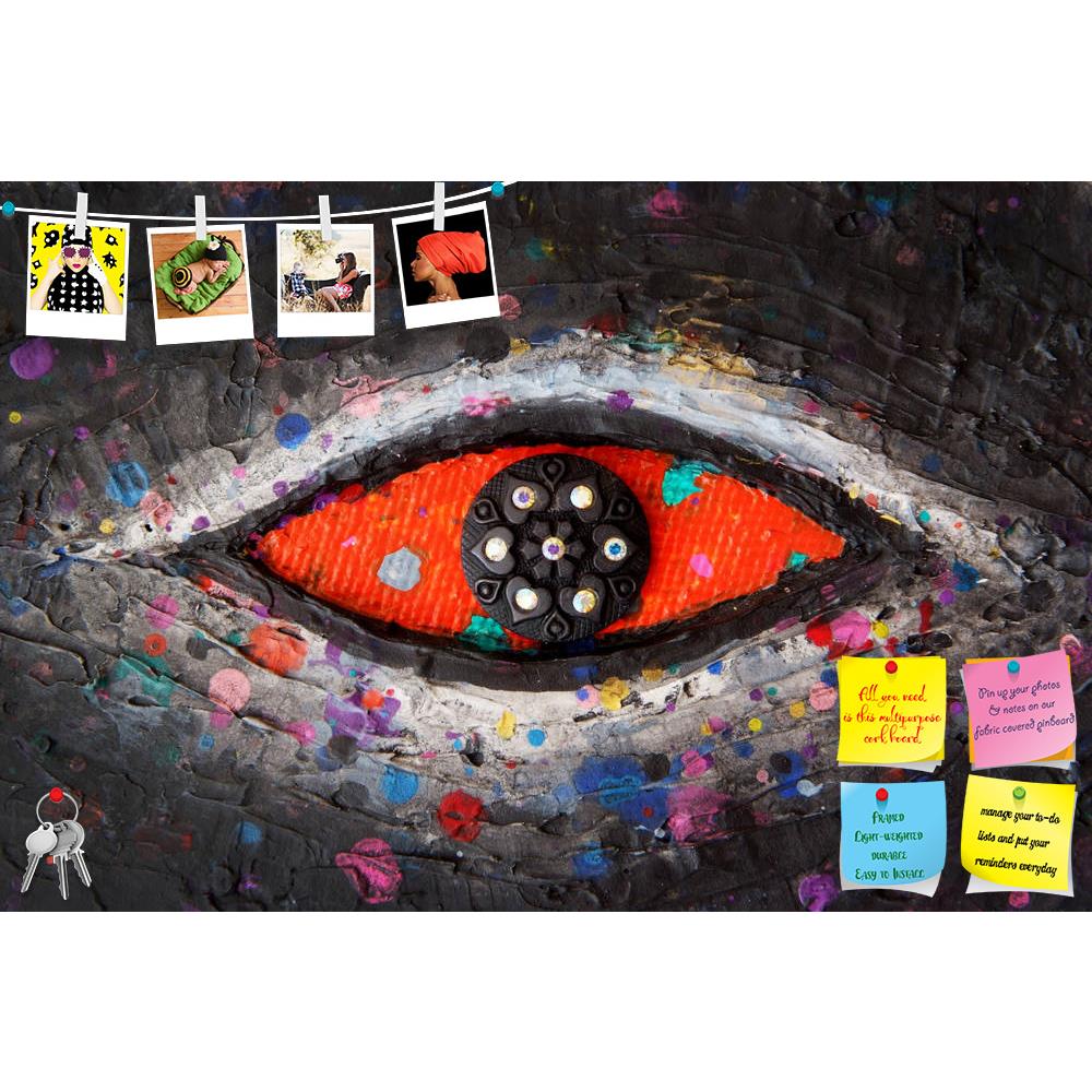 ArtzFolio Red Eye D1 Printed Bulletin Board Notice Pin Board Soft Board | Frameless-Bulletin Boards Frameless-AZSAO13822920BLB_FL_L-Image Code 5001157 Vishnu Image Folio Pvt Ltd, IC 5001157, ArtzFolio, Bulletin Boards Frameless, Abstract, Fine Art Reprint, red, eye, d1, printed, bulletin, board, notice, pin, soft, frameless, texture, colorful, painting, pin up board, push pin board, extra large cork board, big pin board, notice board, small bulletin board, cork board, wall notice board, giant cork board, bu