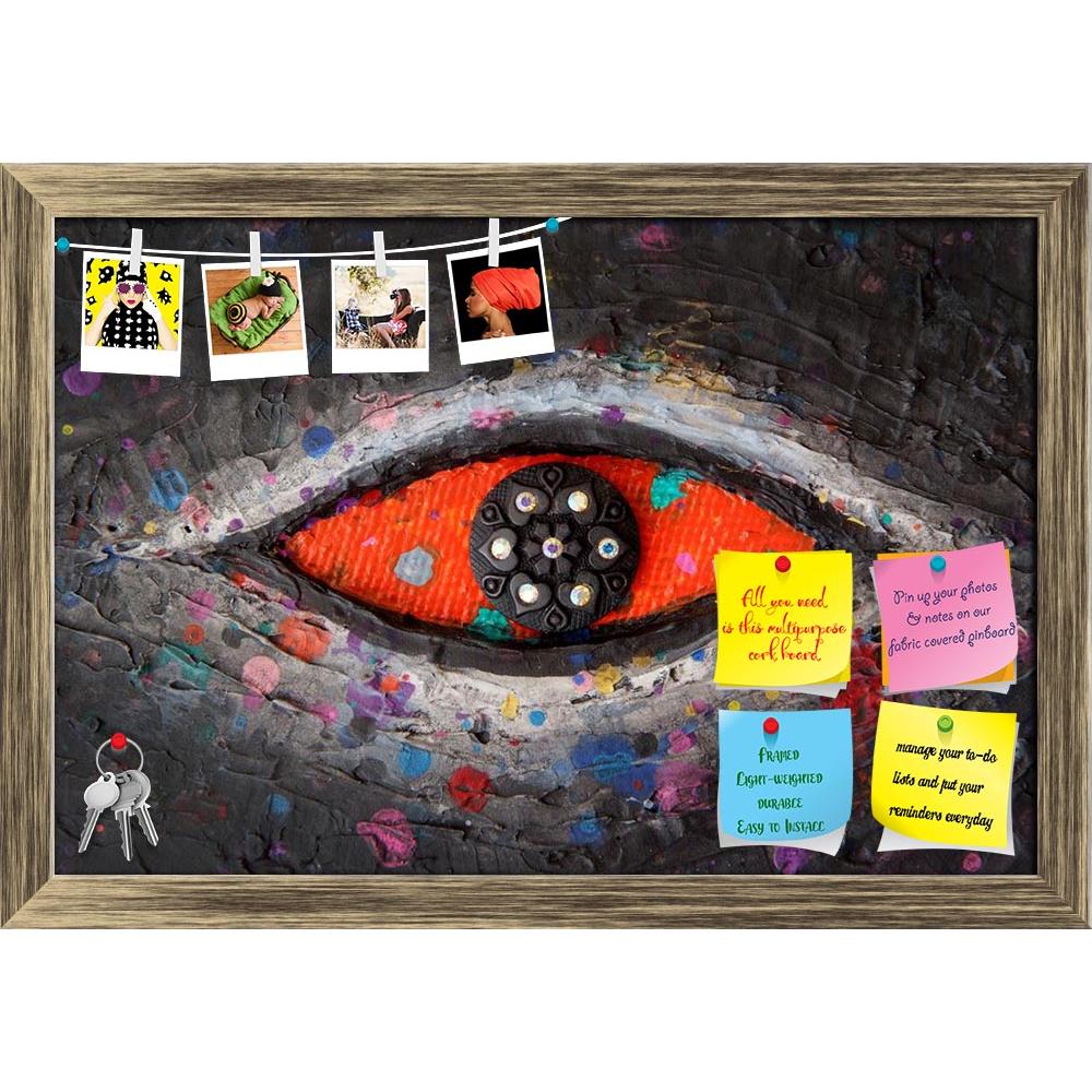 ArtzFolio Red Eye D1 Printed Bulletin Board Notice Pin Board Soft Board | Framed-Bulletin Boards Framed-AZSAO13822920BLB_FR_L-Image Code 5001157 Vishnu Image Folio Pvt Ltd, IC 5001157, ArtzFolio, Bulletin Boards Framed, Abstract, Fine Art Reprint, red, eye, d1, printed, bulletin, board, notice, pin, soft, framed, texture, colorful, painting, pin up board, push pin board, extra large cork board, big pin board, notice board, small bulletin board, cork board, wall notice board, giant cork board, bulletin board