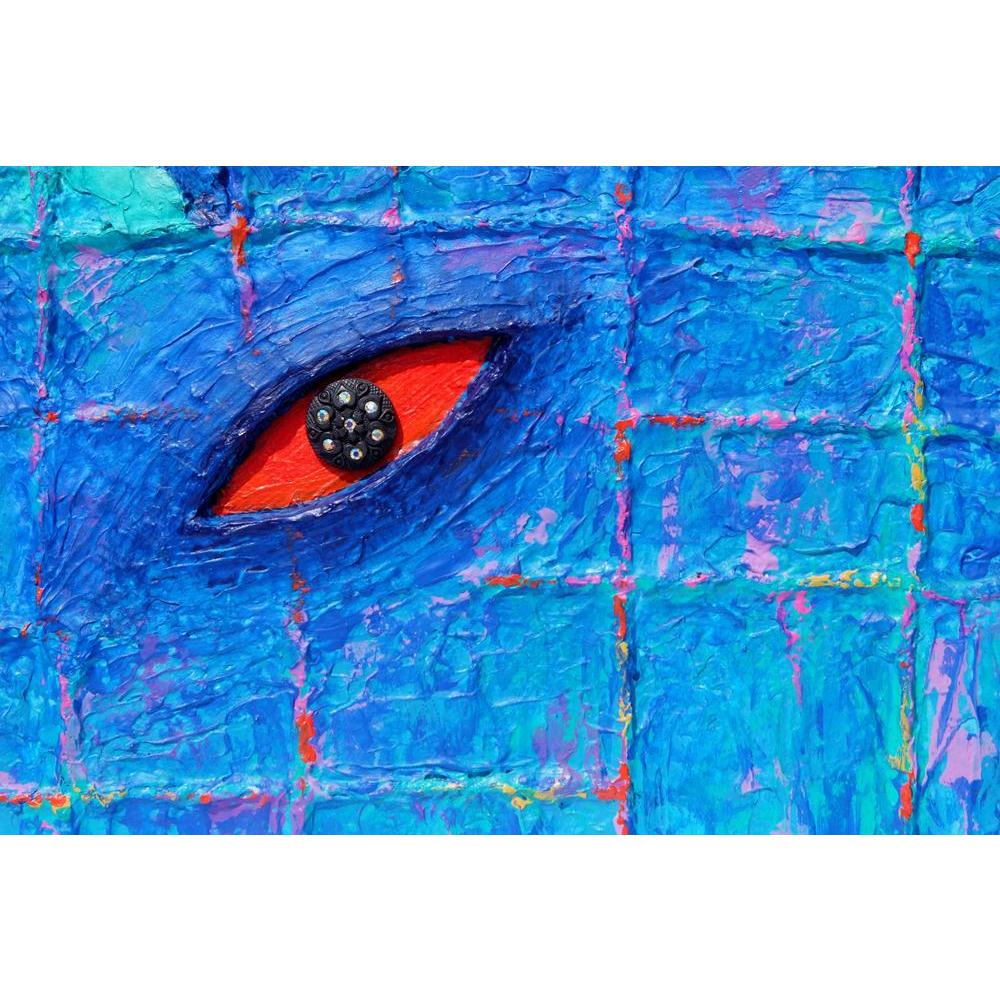 Red Eye Canvas Painting Synthetic Frame-Paintings MDF Framing-AFF_FR-IC 5001158 IC 5001158, Abstract Expressionism, Abstracts, Art and Paintings, Paintings, Patterns, Semi Abstract, Signs, Signs and Symbols, red, eye, canvas, painting, synthetic, frame, abstract, acrylic, art, artwork, background, beautyful, blue, colour, colourful, composition, contrasts, creative, design, different, effect, element, elephant, expression, image, line, mixed, media, original, pattern, power, proboscis, semi, snout, strong, 
