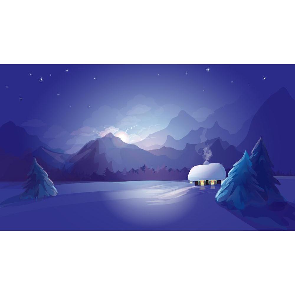 Winter Landscape Canvas Painting Synthetic Frame-Paintings MDF Framing-AFF_FR-IC 5001167 IC 5001167, Art and Paintings, Christianity, Landscapes, Mountains, Nature, Rural, Scenic, Seasons, Sunrises, Sunsets, Wooden, winter, landscape, canvas, painting, synthetic, frame, christmas, scene, night, scenery, wonderland, art, artwork, background, blue, card, celebration, cloud, cold, cottage, december, february, fir, tree, forest, frost, frozen, greeting, hill, home, horizon, house, january, light, mountain, new,