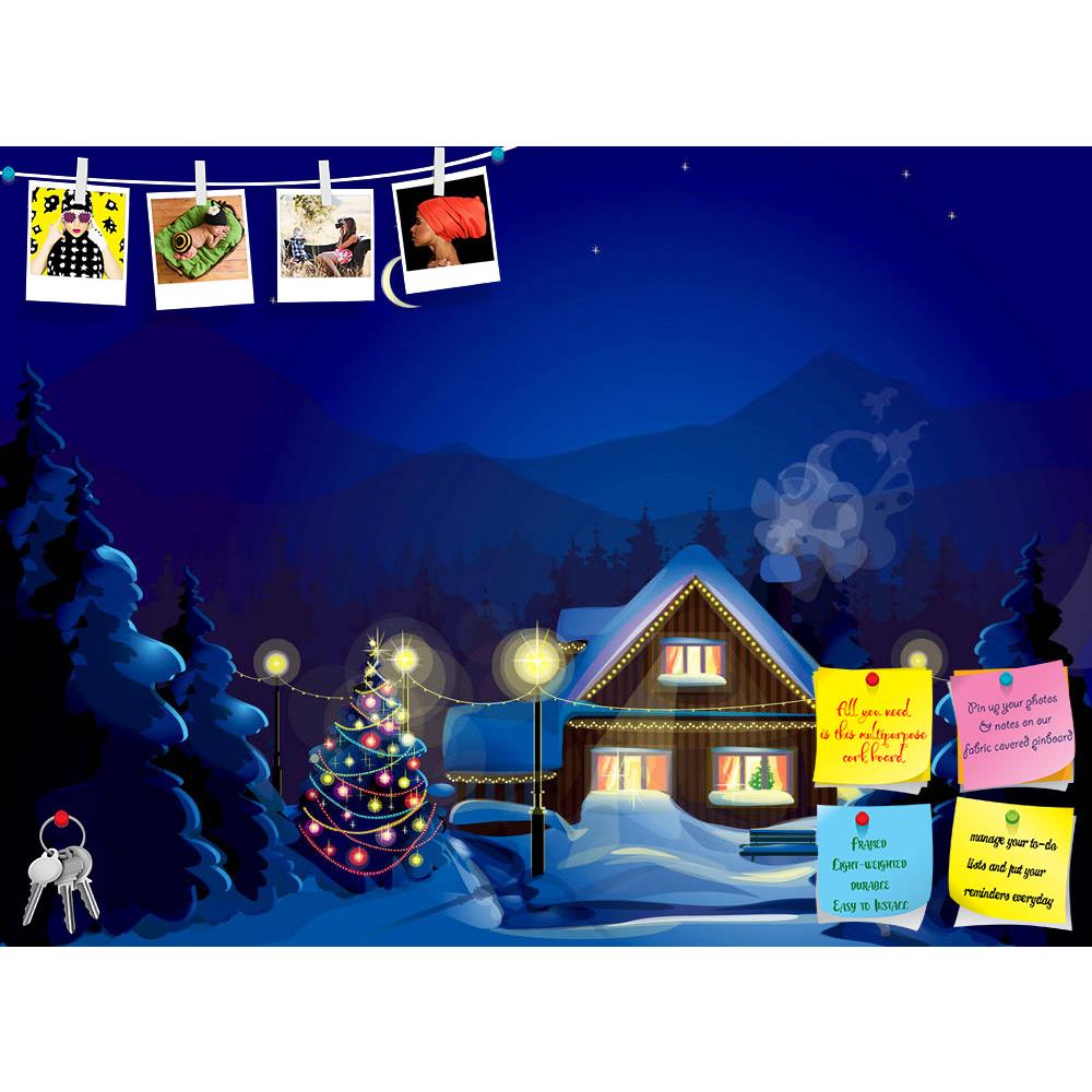 ArtzFolio Winter Landscape D3 Printed Bulletin Board Notice Pin Board Soft Board | Frameless-Bulletin Boards Frameless-AZSAO13834633BLB_FL_L-Image Code 5001168 Vishnu Image Folio Pvt Ltd, IC 5001168, ArtzFolio, Bulletin Boards Frameless, Fantasy, Kids, Landscapes, Digital Art, winter, landscape, d3, printed, bulletin, board, notice, pin, soft, frameless, decorated, house, christmas, tree, merry, pin up board, push pin board, extra large cork board, big pin board, notice board, small bulletin board, cork boa