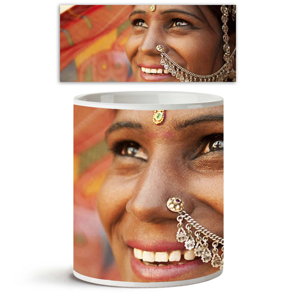 India Rajasthani Woman Ceramic Coffee Tea Mug Inside White-Coffee Mugs-MUG-IC 5001173 IC 5001173, Adult, Asian, Automobiles, Cities, City Views, Culture, Ethnic, Fashion, Hinduism, Indian, Individuals, People, Portraits, Rural, Traditional, Transportation, Travel, Tribal, Vehicles, World Culture, india, rajasthani, woman, ceramic, coffee, tea, mug, inside, white, rajasthan, asia, beautiful, bindi, bride, close, closeup, clothing, color, cultural, ethnicity, female, girl, gypsy, happiness, happy, head, heads