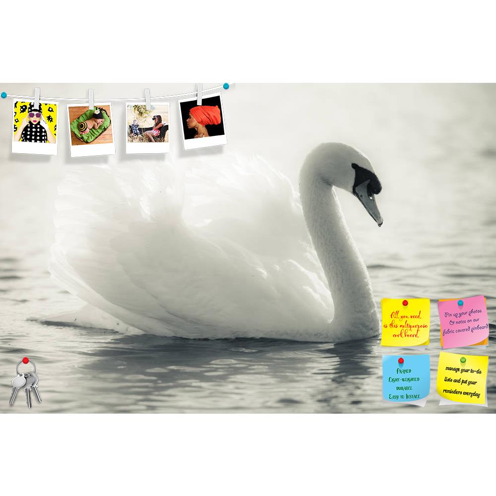 ArtzFolio Swan In A Lake D2 Printed Bulletin Board Notice Pin Board Soft Board | Frameless-Bulletin Boards Frameless-AZSAO13874919BLB_FL_L-Image Code 5001175 Vishnu Image Folio Pvt Ltd, IC 5001175, ArtzFolio, Bulletin Boards Frameless, Birds, Photography, swan, in, a, lake, d2, printed, bulletin, board, notice, pin, soft, frameless, graceful, black, white, pin up board, push pin board, extra large cork board, big pin board, notice board, small bulletin board, cork board, wall notice board, giant cork board,