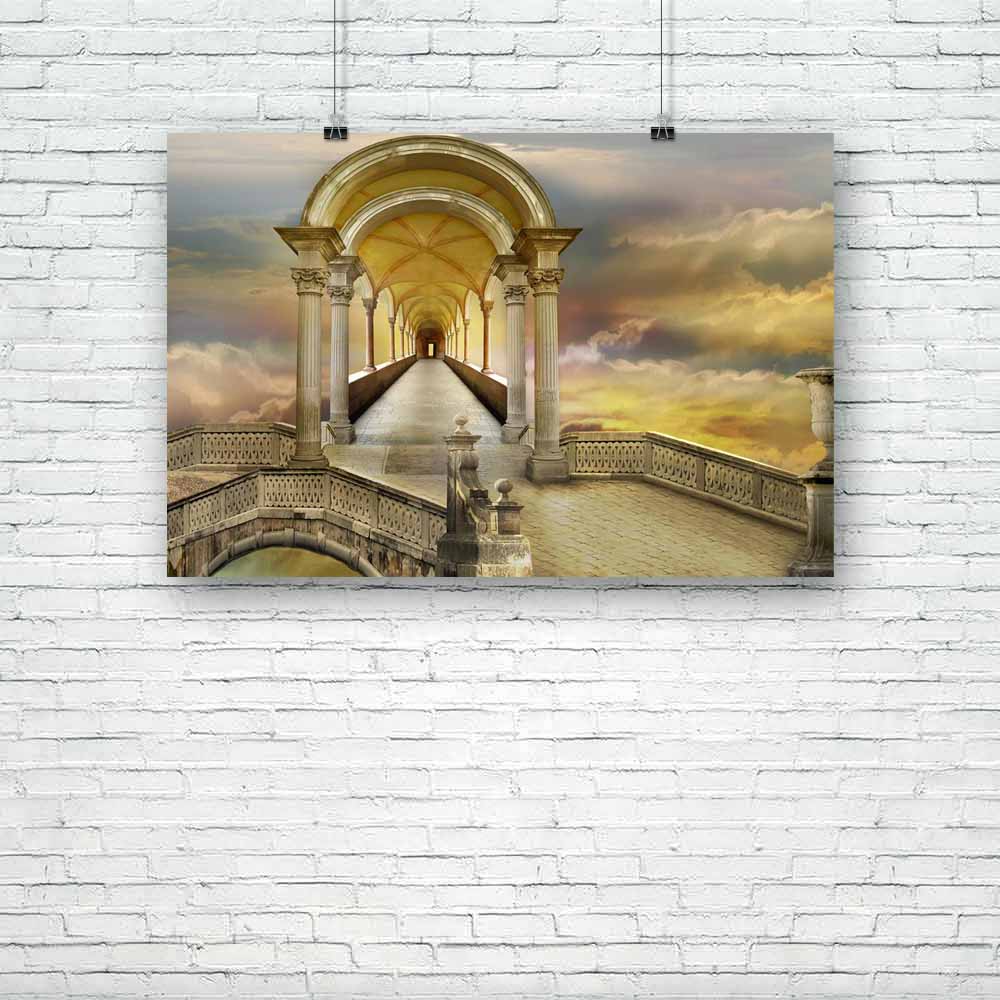 Italian Heavens Unframed Paper Poster-Paper Posters Unframed-POS_UN-IC 5001180 IC 5001180, Collages, Fantasy, Inspirational, Italian, Motivation, Motivational, Nature, Realism, Scenic, Science Fiction, Surrealism, heavens, unframed, paper, poster, alien, bewitching, bizarre, clouds, collage, color, colour, column, craft, enchanted, enchanting, fabulous, faerie, fairy, fairytales, fancy, fantastic, fiction, flight, free, illusion, imagination, legend, light, magic, magical, miraculous, pillar, platform, powe