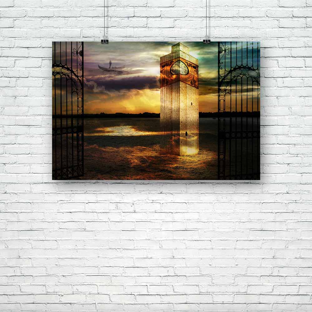 Sailing The Memory Unframed Paper Poster-Paper Posters Unframed-POS_UN-IC 5001181 IC 5001181, Collages, Fantasy, Memories, Nature, Realism, Scenic, Science Fiction, Sunsets, Surrealism, sailing, the, memory, unframed, paper, poster, aerial, alien, beach, bewitching, bizarre, clouds, collage, color, colour, dream, dreamland, dreamscape, dusk, enchanted, enchanting, entrance, fabulous, faerie, fairy, fairyland, fairytales, fancy, fantastic, fiction, gates, illusion, imagination, legend, light, magic, magical,